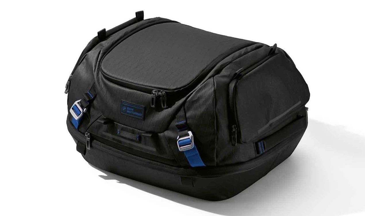 Sacoche de selle Black Collection OEM 77495A0E758 pour motos BMW R 1300 GS, R 1250 GS, S 1000 XR, K 1600 GT, F 850 ​​​​GS... et plus encore. BMW Motorrad d'origine.