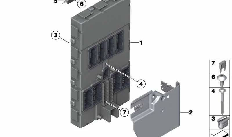 Supporto console OEM 61359227850 per BMW F20, F21, F22, F23, F87, F30, F31, F34, F80, F32, F33, F36, F82, F83. BMW originale.