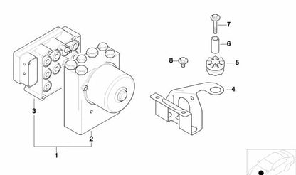 Hydroaggregate Support for BMW (OEM 34511165050). Genuine BMW