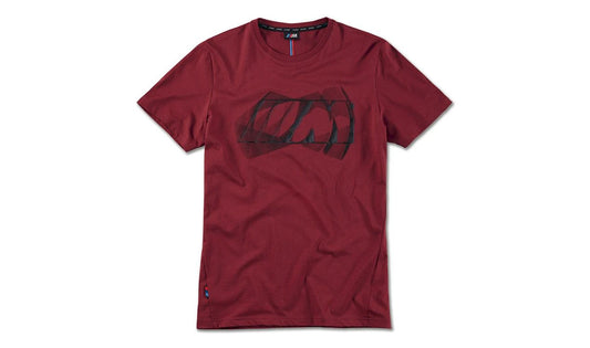 Camiseta M Logo burdeos talla M para BMW. Original BMW.