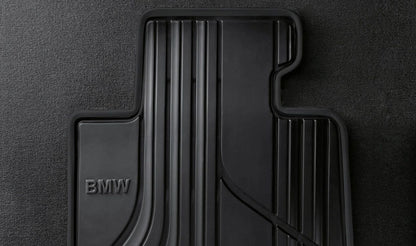 Alfombrillas todo tiempo delanteras OEM 51472219799 para BMW F30, F80 M3, F31, F34 GT... y más. Color antracita. Original BMW.