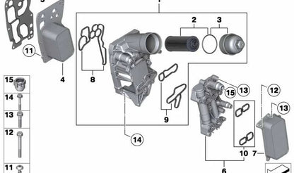 OEM 11428580681 Ensemble de moteur pour BMW (F20, F21, F22, E90, E91, E92, E93, F30, F31, F34, F32, F33, F36, F07, F10, F11, F06, F12, F13, F01, F02, E84 , F25, F26, E70, F15, E71, F16). BMW d'origine.