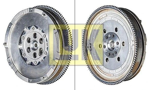Volante bimasa OEM 415038910 para BMW {E81, E82, E87} 125i y 130i con motor N52K y cambio manual. Original LuK.