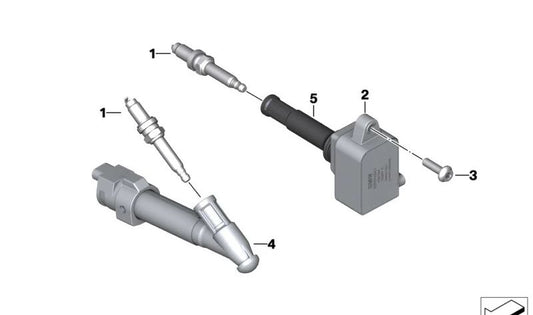 Bujía de encendido OEM 12128396344 para motos BMW R nineT, R nineT Pure, R nineT Scrambler, R nineT Urban G/S, R 18, R 18 Classic, R 18 B... y más. Original BMW Motorrad.