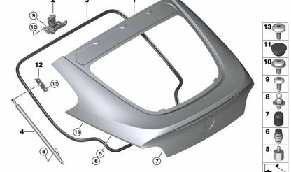 Ball pivot for BMW Series 3 E46, E90, E92, I12, X3 E83, Z4 E86 (OEM 07146963081). Genuine BMW