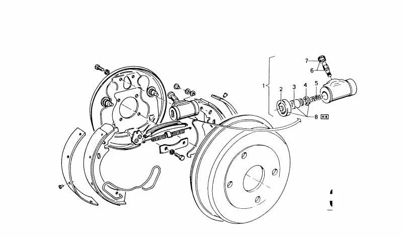Válvula de purga OEM 34211115226 para BMW E32, E34, E38, E39, E52, E53. Original BMW.