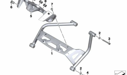 Tornillo de cabeza de lenteja OEM 46547705576 para motos BMW K1200R, K1300R, R1200R... y más. Original BMW Motorrad.