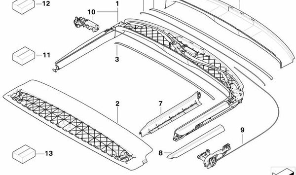 Contracercho frontal OEM 54342758530 para MINI Cabrio R57, R57 LCI. Original MINI.