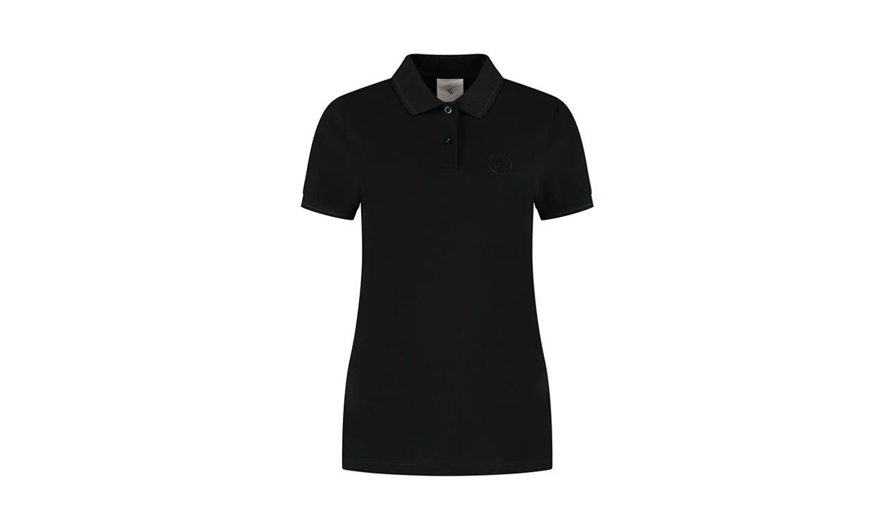 Polo negro para mujer, talla XS-XL, válido para BMW. Original BMW.