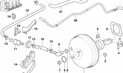 Válvula antirretorno para BMW Serie 7 E38 (OEM 34301162450). Original BMW