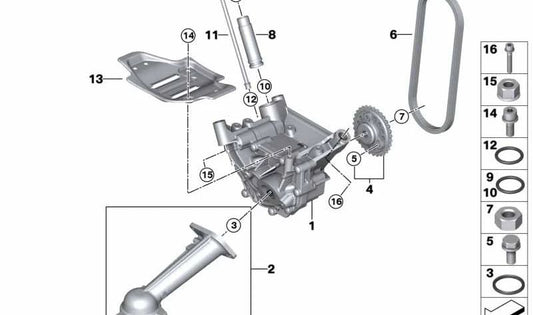Board de profil pour la série BMW 5 F07, F10, F11, série 6 F06, F12, F13, série 7 F01, F02, F04, X5 E70, F15, X6 E71, F16 (OEM 11417562090). BMW d'origine