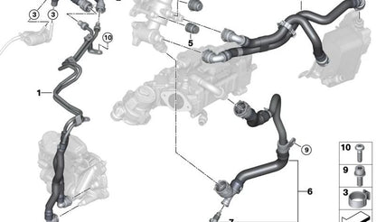 Tapón de cierre OEM 11531436850 para BMW Serie 5 (E39, E60, E61, F07, F10, F11, G30, G31), Serie 6 (E63, E64, F06, F12, F13), Serie 7 (E65, E66, F01, F02, F04, G11, G12), X3 (F25, G01), X4 (F26, G02), X5 (E53, F15), X6 (F16), i3 (I01). Original BMW.