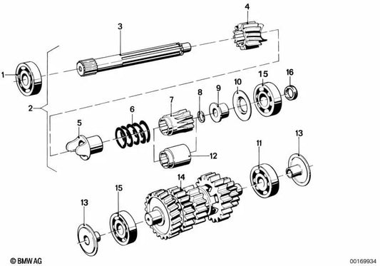 Druckeinsatz für BMW F07, F10, F11, F06, F12, F13, F01N, F02N (OEM 23211457297). Original BMW