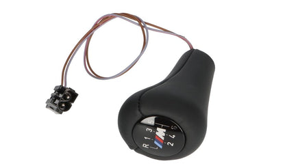 Illuminated leather shift knob for BMW E36 (OEM 25112228742). Original BMW.