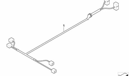Módulo de injeção de fiação do motor para BMW E81, E82, E87N, E88, E90, E90N, E91, E91N, E92, E93, E84 (OEM 12517802164). BMW original