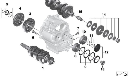 Amortiguador de retorno OEM 23008545658 para BMW Motorrad K1600 GT, K1600 GTL, K1600 Bagger. Original BMW Motorrad.
