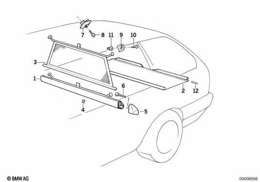 Sift pour BMW E30 (OEM 51478103122). BMW d'origine