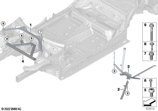 Aggregatunterstützung für BMW 3 E46, F30, F80 (OEM 51618738483). Original BMW