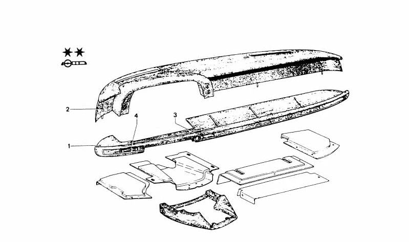 Embellecedor para BMW (OEM 51451823386). Original BMW