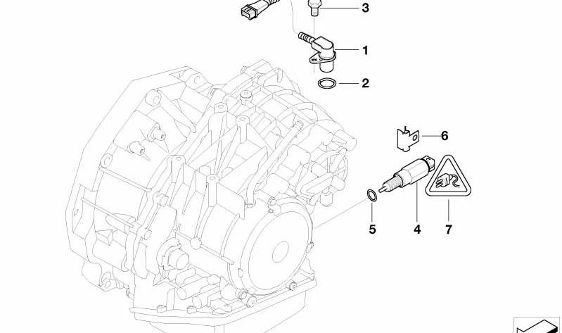 Sensor de revoluciones OEM 24357518732 para MINI R50, R52, R53 (2000-2008). Compatible con todos los modelos indicados. Pieza original MINI.