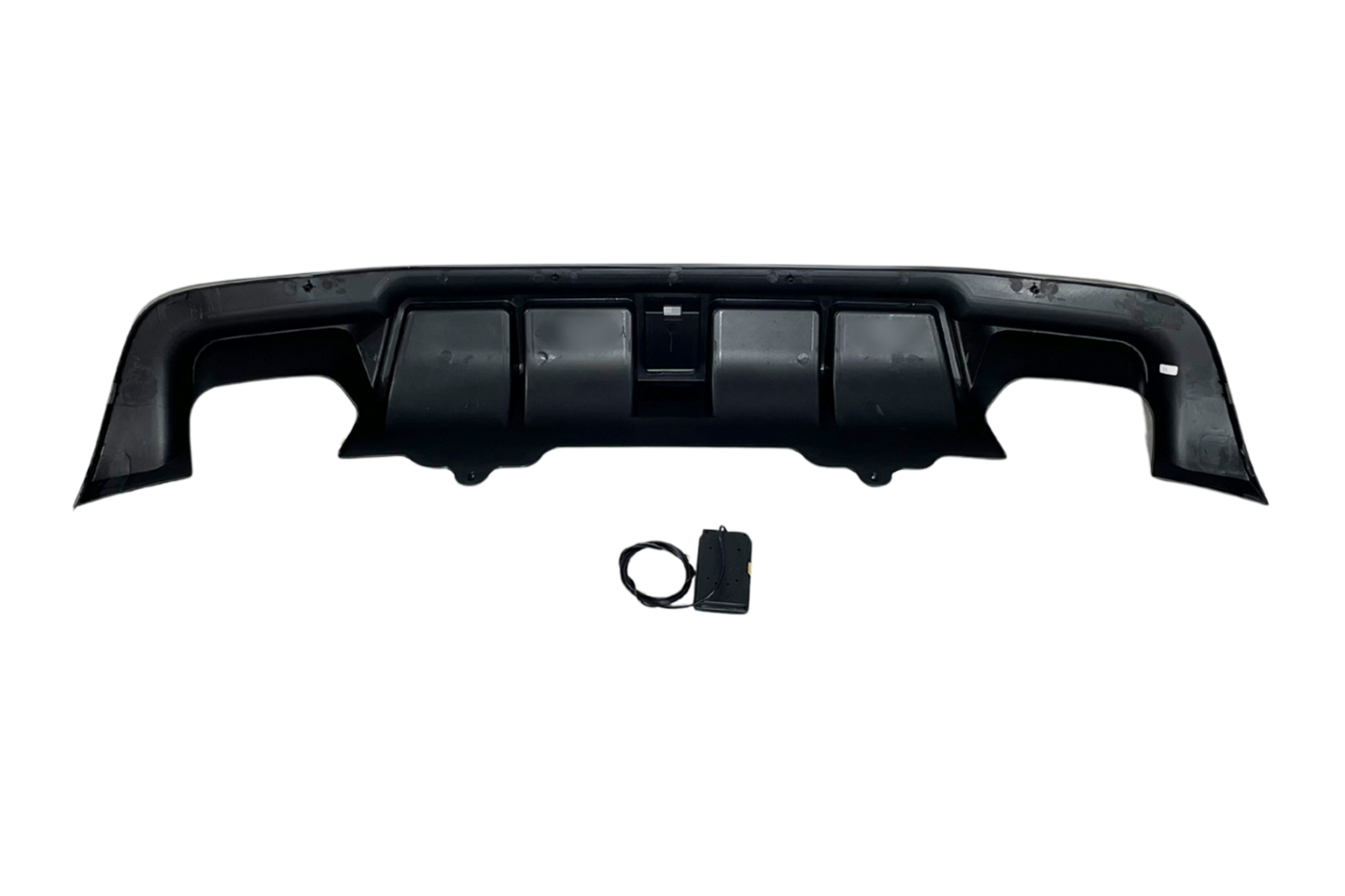 Difusor Trasero BMW E60 look M Performance Brillante Negro Luz de freno led