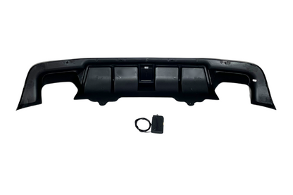 Difusor Trasero BMW E60 look M Performance Brillante Negro Luz de freno led