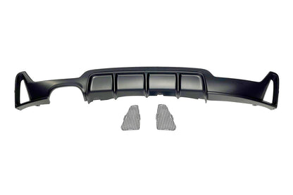 Difusor Trasero BMW F32 / F33 / F36 Look M Performance 1 Salida doble