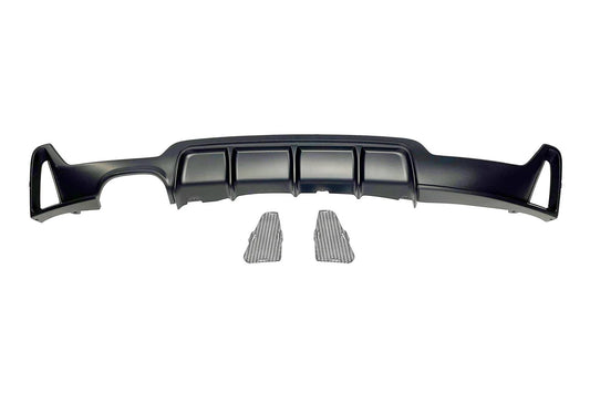 Difusor Trasero BMW F32 / F33 / F36 Look M Performance 1 Salida doble