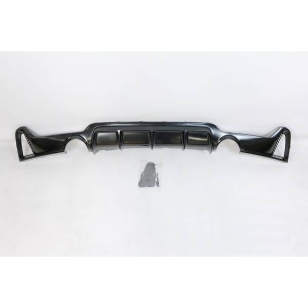 Rear Diffuser BMW F32 / F33 / F36 Look M Performance 2 Outlets Glossy Black