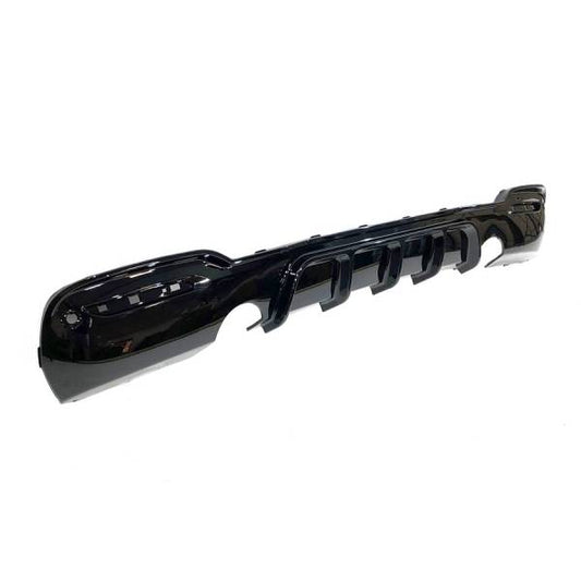 BMW F34 GT Rear Diffuser 2 Single Outlets Glossy Black