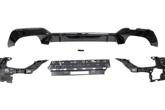 Diffuseur Arrière BMW G20 / G21 340 Look M Performance Noir Brillant