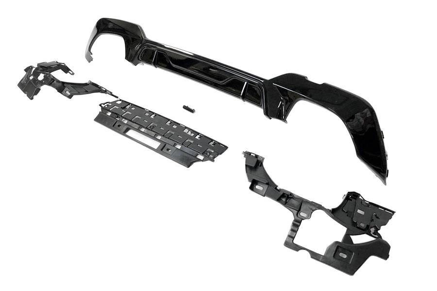 Difusor Trasero BMW G20 / G21 340 Look M Performance Brillante Negro