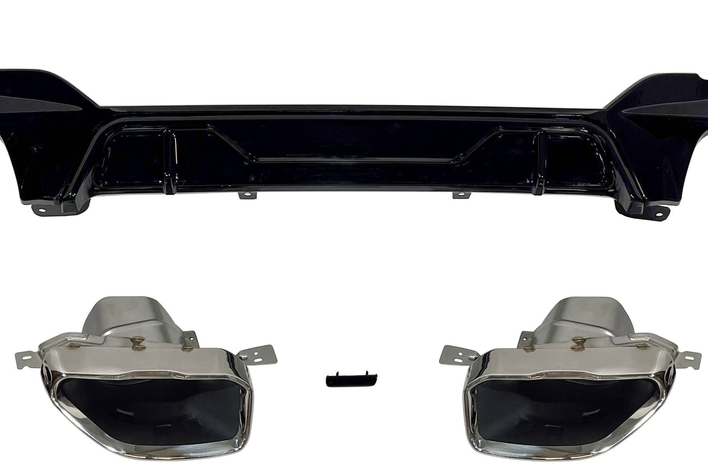 Difusor Trasero BMW G20 / G21 340 Look M Performance Brillante Negro