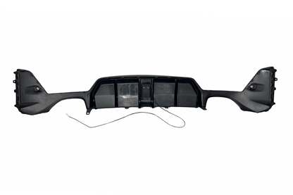 Diffuseur arrière BMW G20 / G21 LCI 2023+ Look Compétition Feu stop LED Noir Brillant