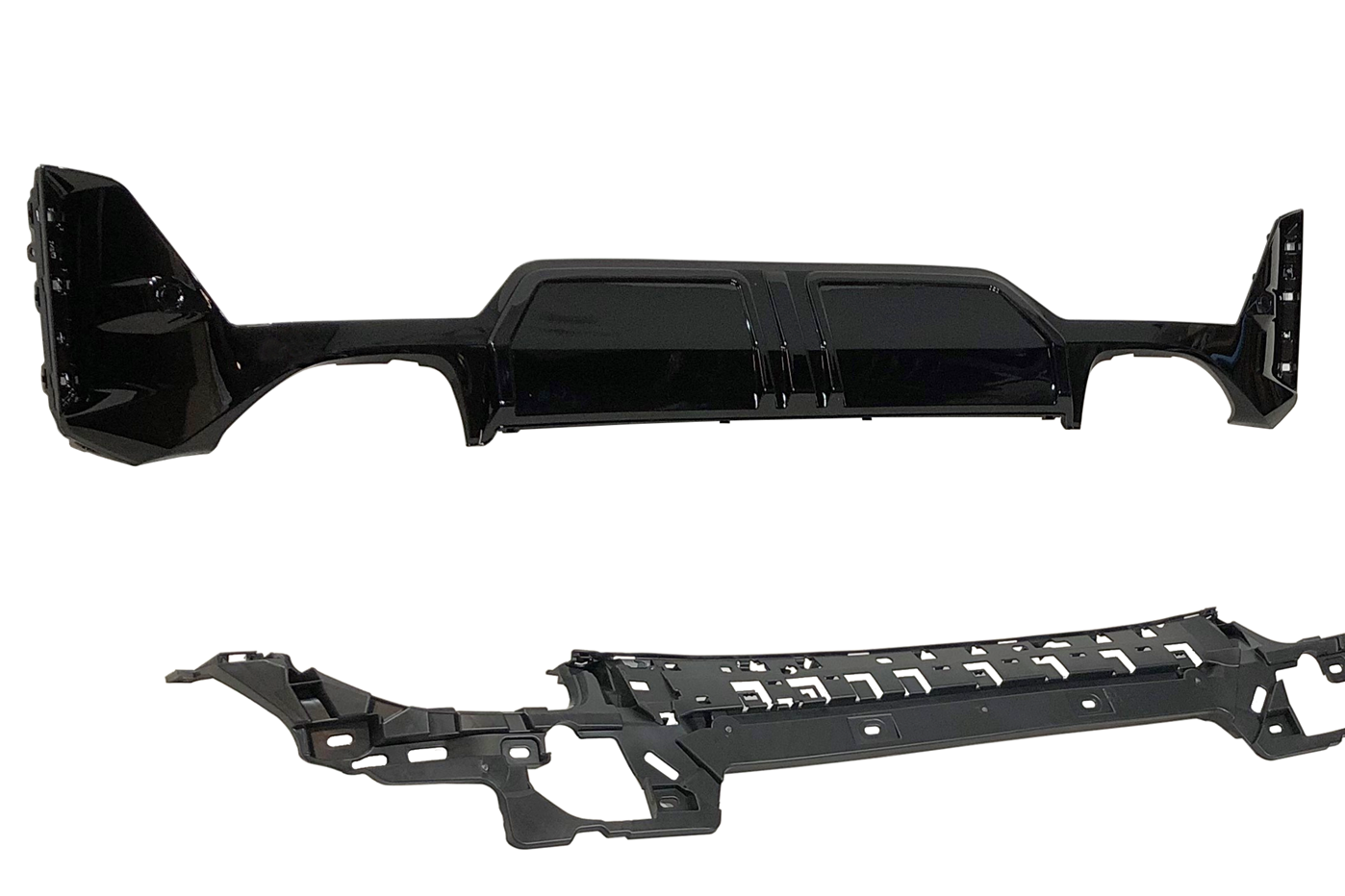 Diffusore posteriore BMW G20 / G21 LCI Look M Performance Nero lucido