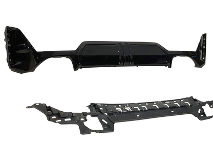 Diffusore posteriore BMW G20 / G21 LCI Look M Performance Nero lucido