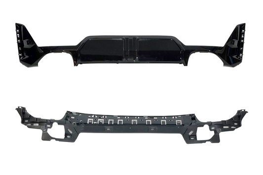 Diffuseur Arrière BMW G20 / G21 LCI Look M Performance Noir Brillant