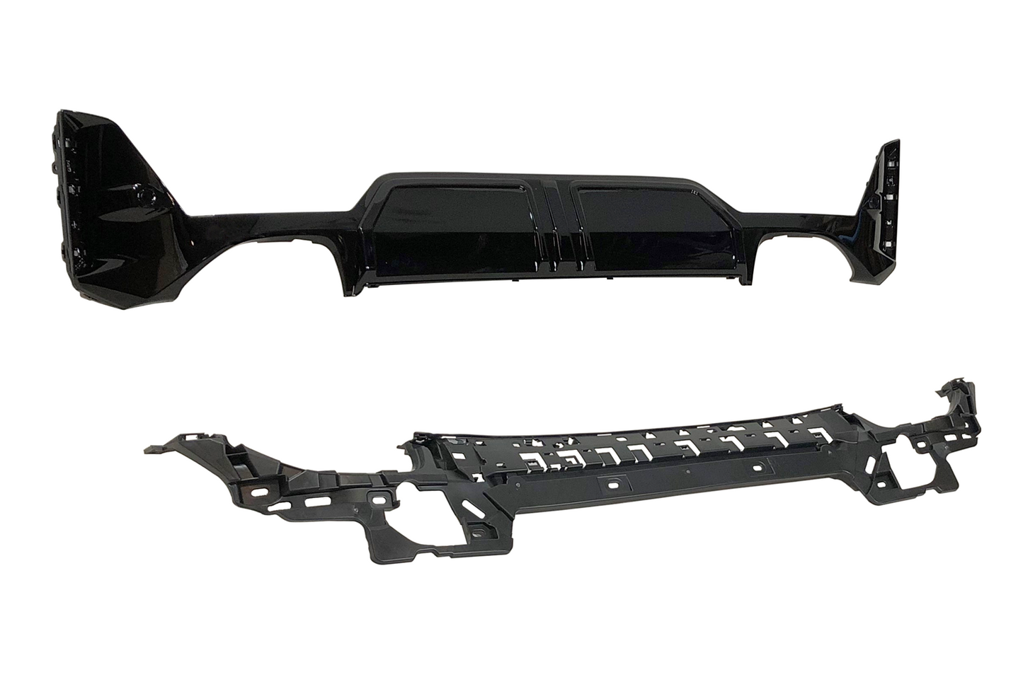 Diffusore posteriore BMW G20 / G21 LCI Look M Performance Nero lucido