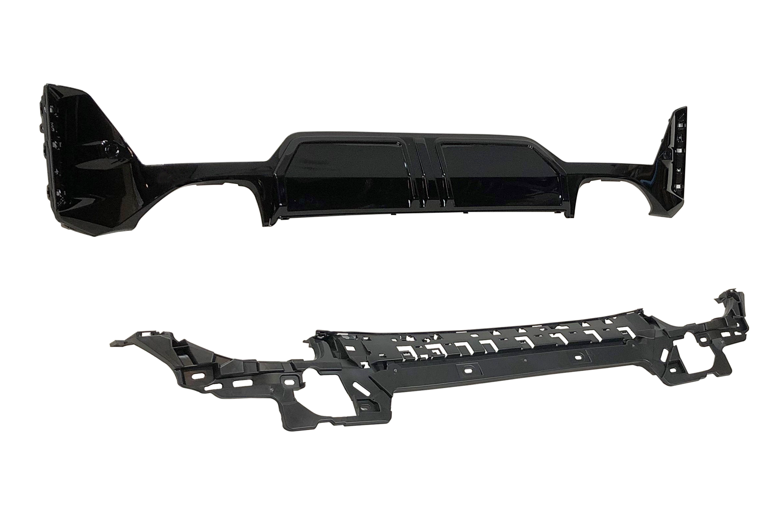 Diffusore posteriore BMW G20 / G21 LCI Look M Performance Nero lucido