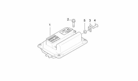 Unidad de control Motronic OEM 13611464717 para motos BMW K1100LT, K1100RS. Original BMW Motorrad.