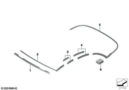 Kit di riparazione insieme per BMW G23, G83 (OEM 54345A05E05). BMW originale