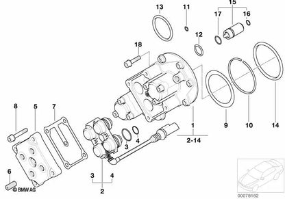 Anillo de seguridad para BMW Serie 5 E28, E34, E39, Serie 6 E24, Serie 7 E23, E32, Z8 E52 (OEM 07119934749). Original BMW.