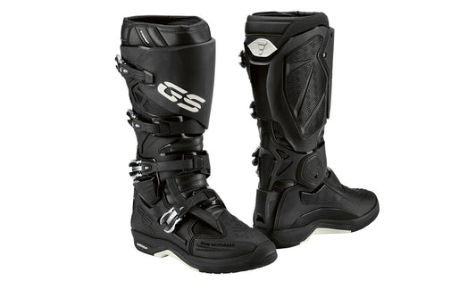 GS Competition boots size 40 OEM 76227913900 for BMW Adventure motorcycles. Original BMW Motorrad.