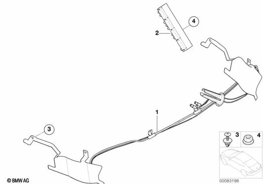 Antennenverstärker für BMW E46 (OEM 65256902692). Original BMW.