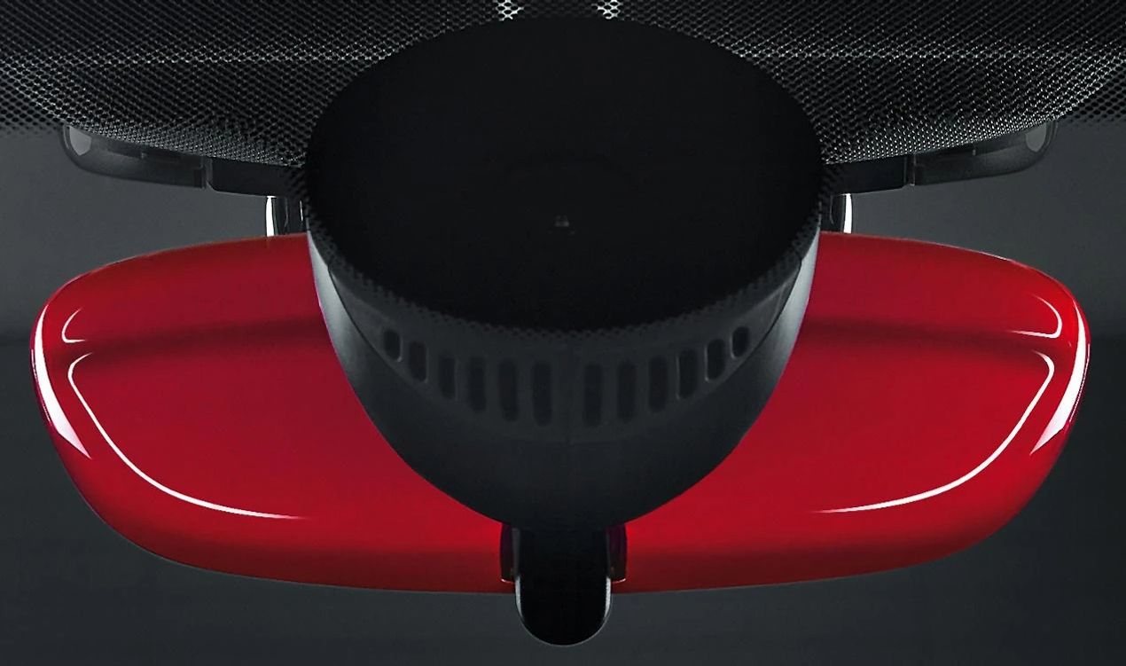 Manuelle Blendschutz-Innenspiegelabdeckung OEM 51162353715 für MINI F56, F55, Clubman F54, Cabrio F57, Countryman F60. Originaler MINI.