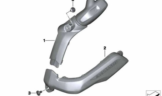 Cubierta de bobinas de encendido izquierda OEM 11128532975 para motos BMW R1200GS, R1200RT, R1200R, R1200RS... y más. Original BMW Motorrad.