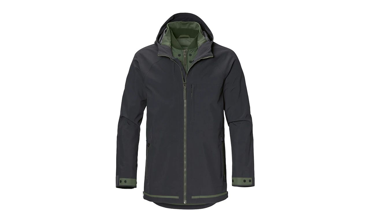 Chaqueta GORE-TEX Brussels talla XXL azul/gris para hombre OEM 76127913559, válida para BMW Motorrad. Original BMW Motorrad.