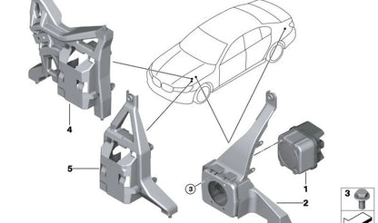 Generador de sonido del motor OEM 65125A355B1 para BMW F45, F30, F10, F18, G30, G38, F02, G11, G12, F48, F15, I01, I12, I15, F60. Original BMW.
