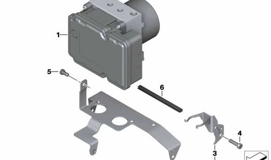 Suporte ao modulador de pressão OEM 34517709306 para motocicletas BMW R1200GS, R1200RT, R1200R, R1200ST ... e muito mais. BMW Motorrad original.