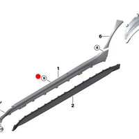 Wheel arch/skirt molding clip OEM 51779882382 for BMW G80 M3, M3 Competition, G81 M3 Touring... and more. Genuine BMW.